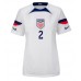 Förenta staterna Sergino Dest #2 Replika Hemma matchkläder Dam VM 2022 Korta ärmar